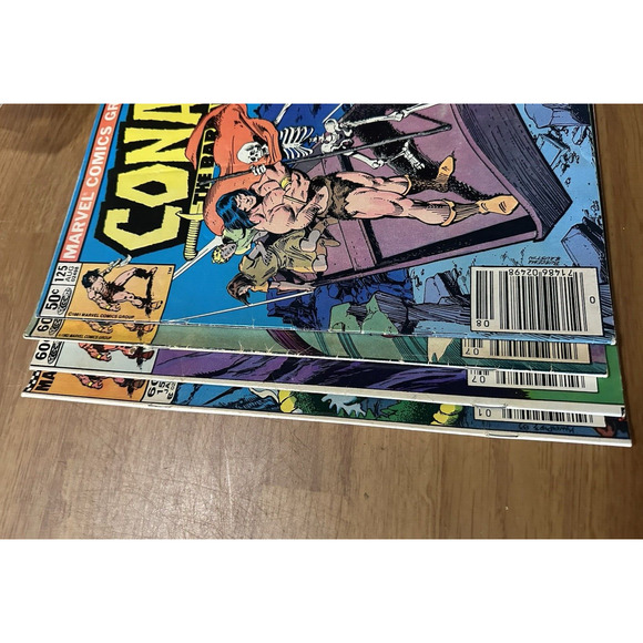 Marvel Comics, Conan The Barbarian Lot of 4, #125,136,148, & 154 1980s Fair/Good - Picture 16 of 16